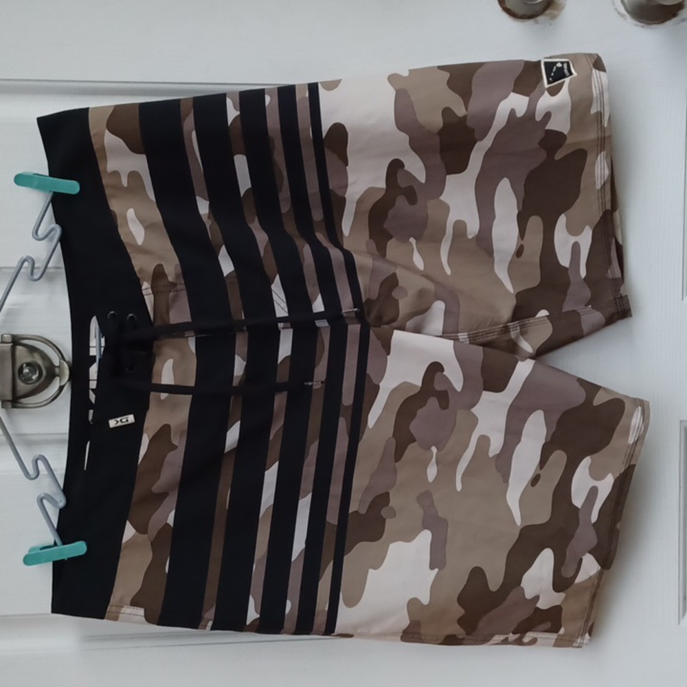 DAKINE Unlined Camo Swim Board Shorts Sz 40